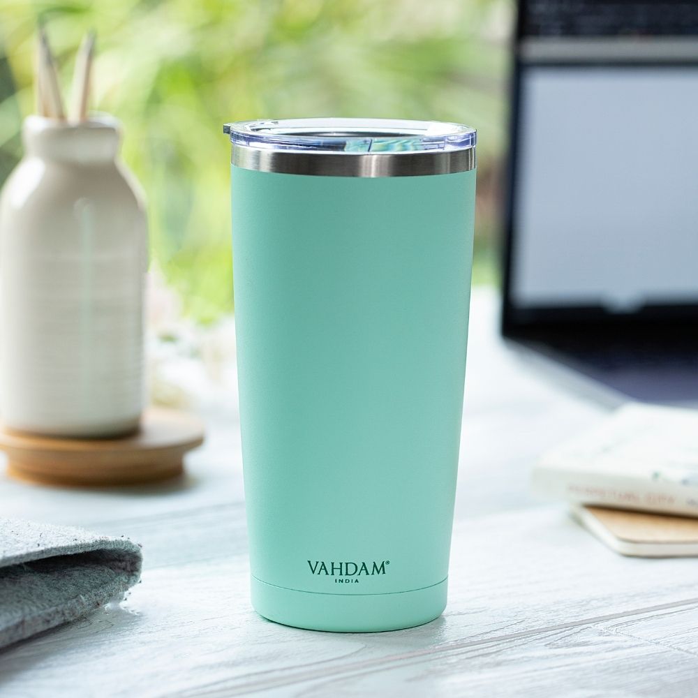 Cruiser Tumbler Insulated (Mint Green) - VAHDAM® USA