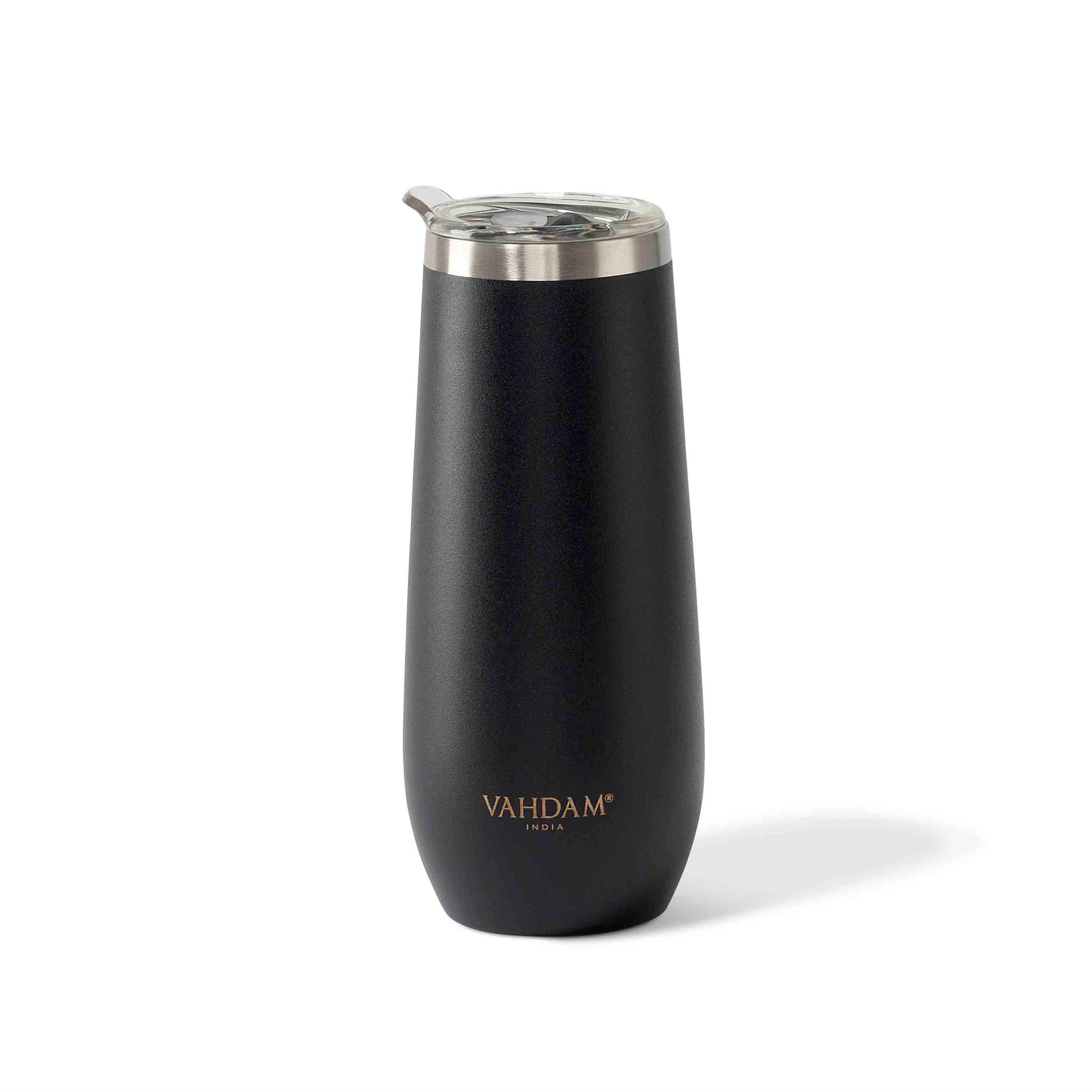 Caper Tumbler Insulated (Black) - VAHDAM® USA