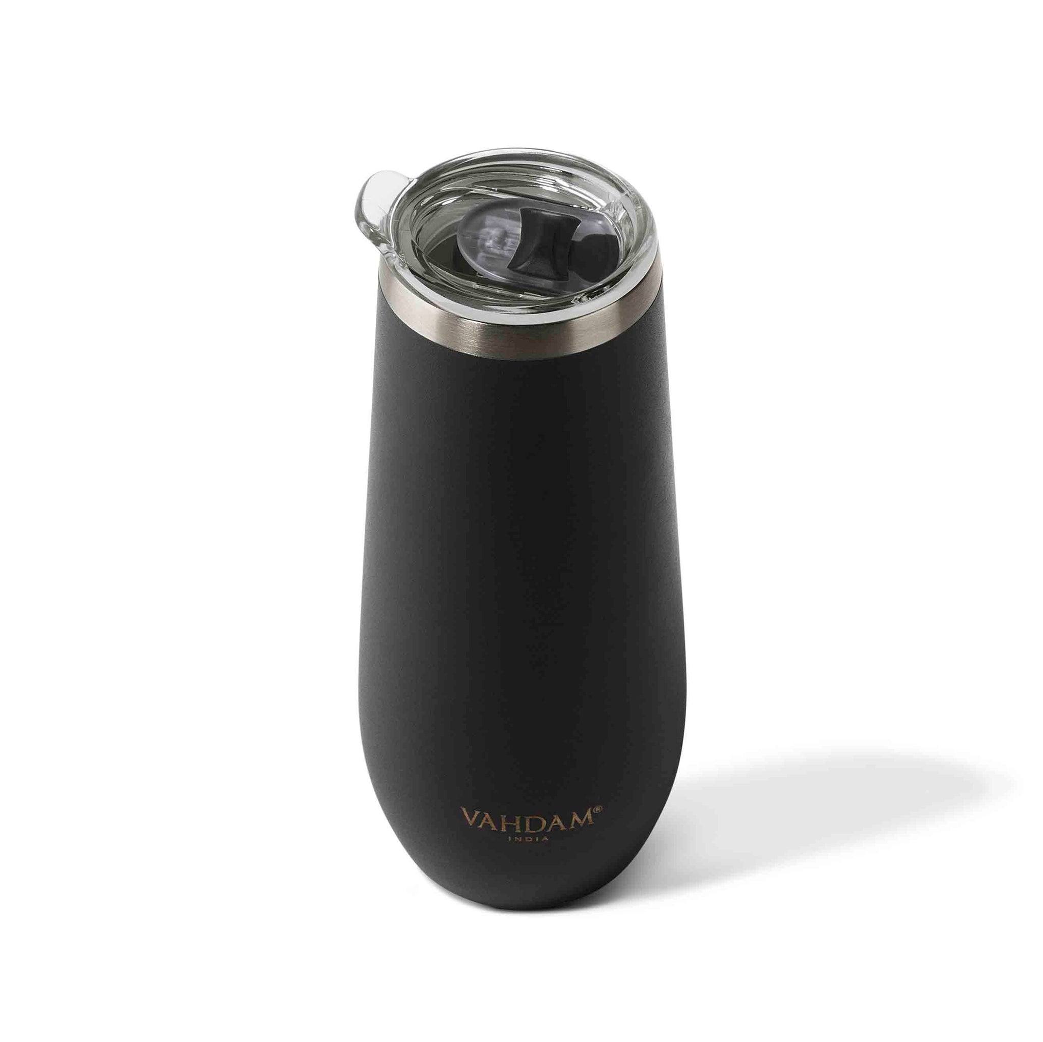 Caper Tumbler Insulated (Black) - VAHDAM® USA