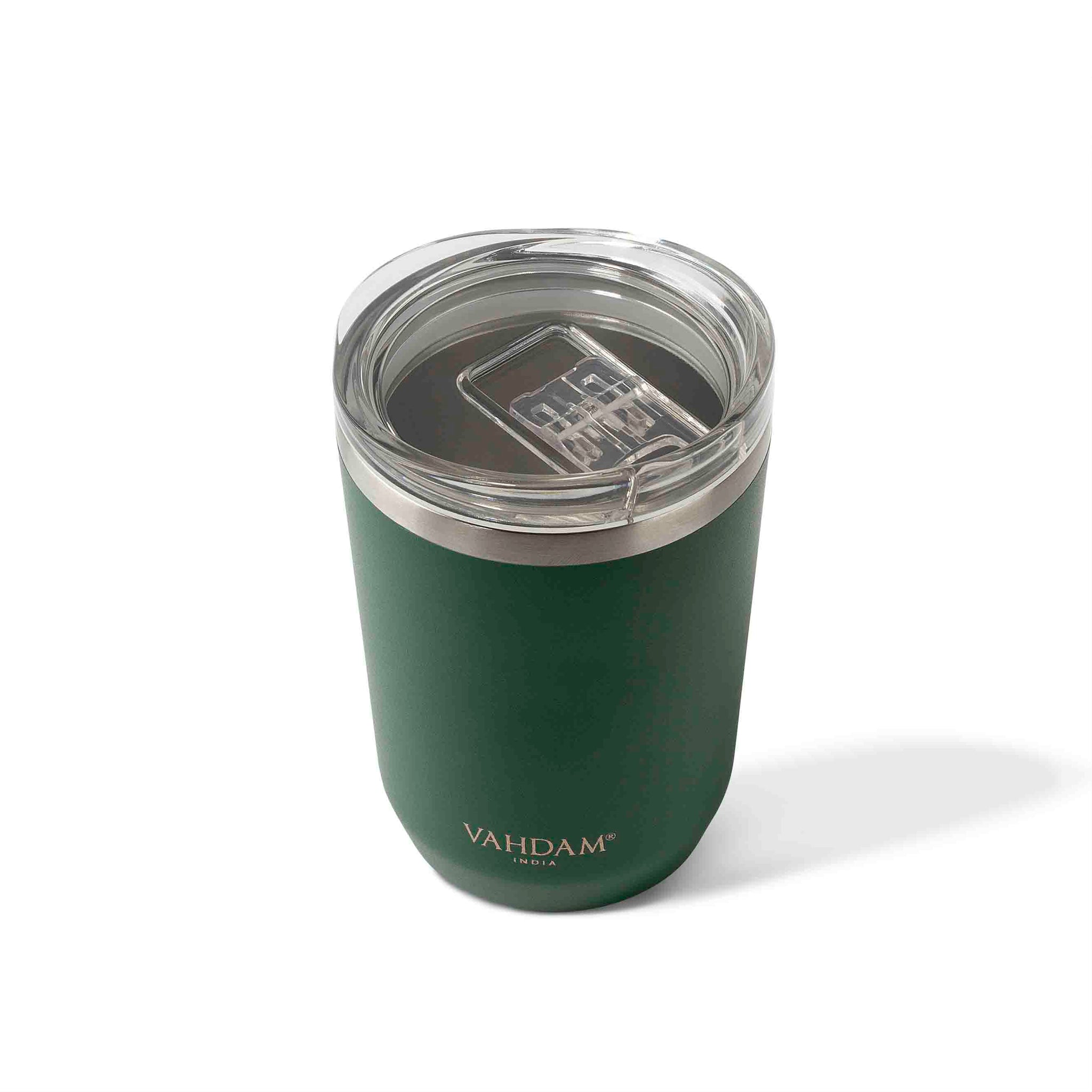 Ardour Tumbler Insulated (Green) - VAHDAM® USA